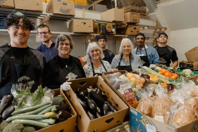 Group of good neighbour workers